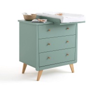 Комод С пеленальным столиком и 3 ящиками Willox единый размер зеленый LA REDOUTE INTERIEURS  фото, kupilegko.ru